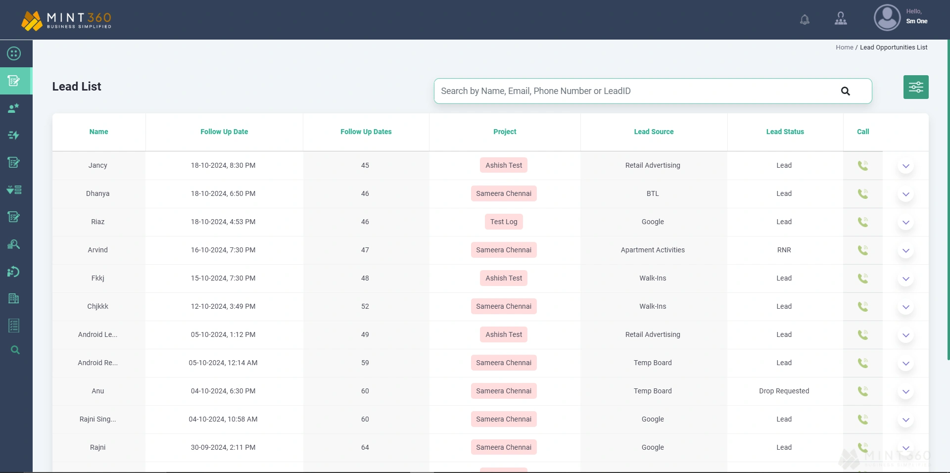 Mint360 - LMS Data Portal